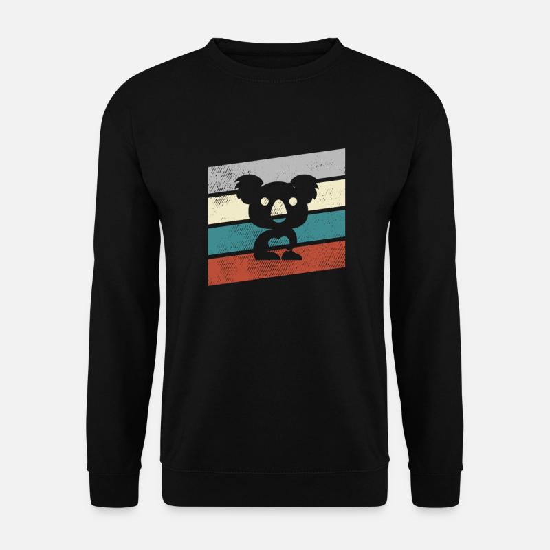 Koala Retro - Unisex Sweatshirt - black