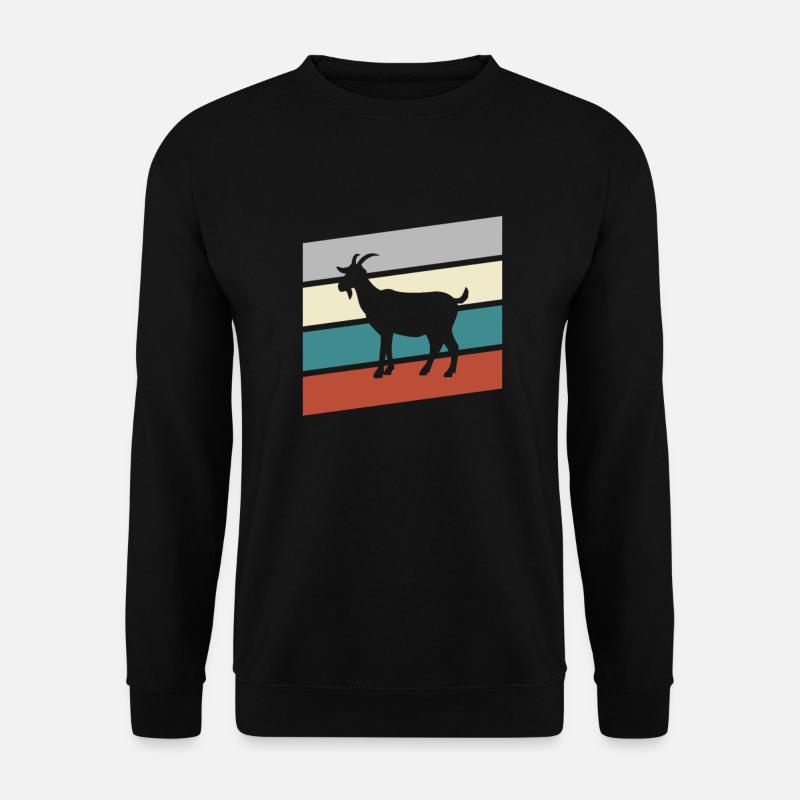 Goat Retro - Unisex Sweatshirt - black