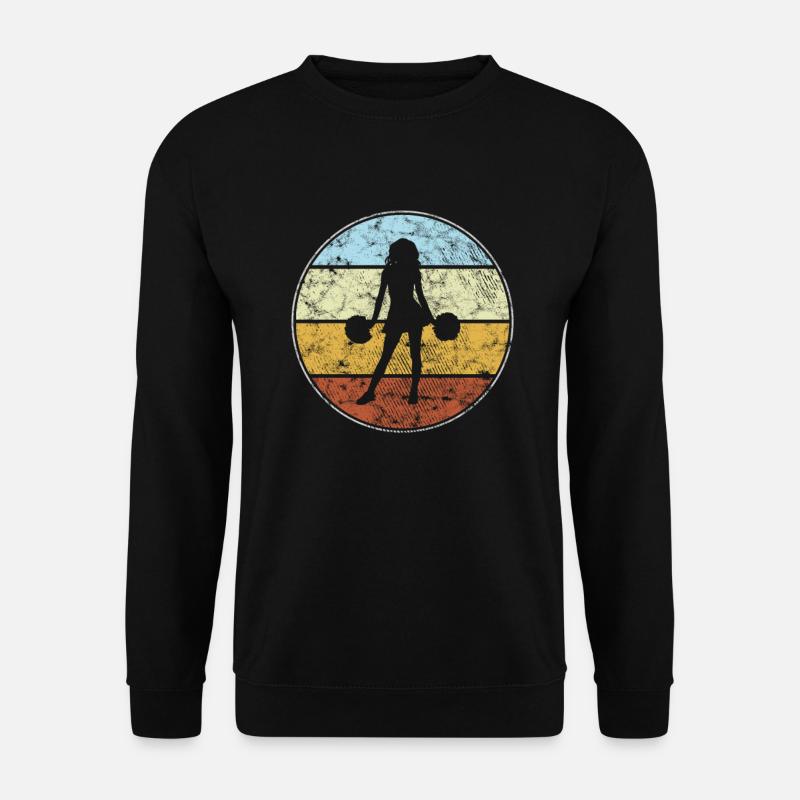 cheerleading retro - Unisex Pullover - Schwarz