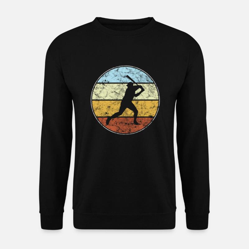 baseball retro - Unisex Pullover - Schwarz