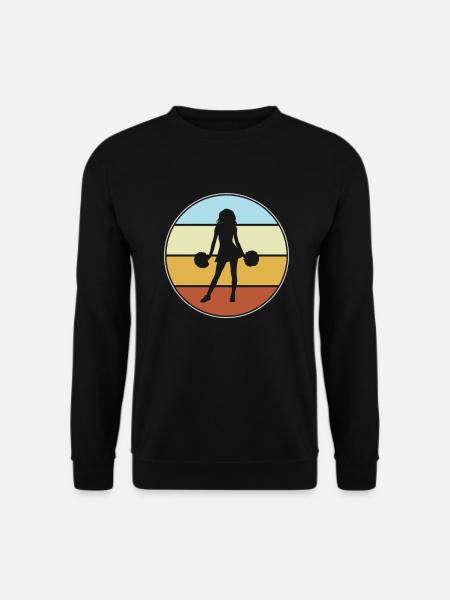 cheerleading retro - Unisex Sweatshirt - black