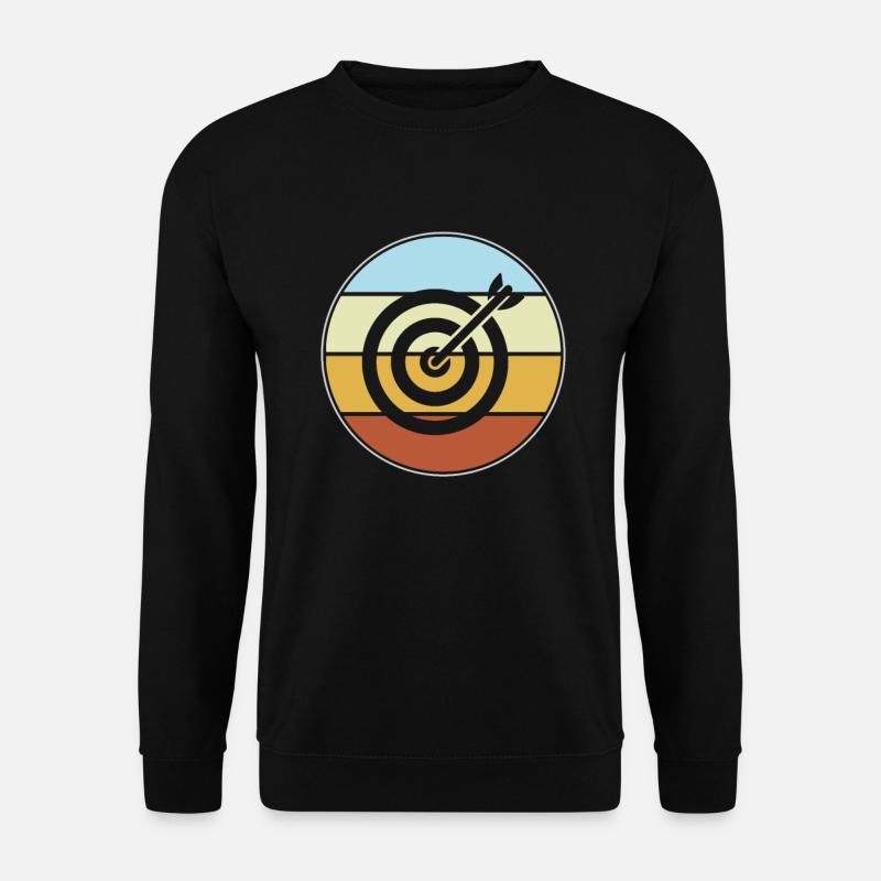 Fléchettes Rétro - Sweat-shirt Unisexe - noir