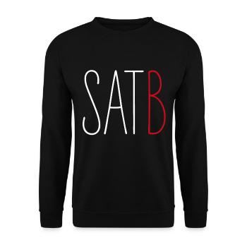 SATB Chanteur Basse Musicien Chœur Musikverein Singen - Sweat-shirt Unisexe - noir - Devant - Alina (178cm) & Michal (187cm)