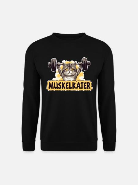 Fitness Fitnesstrainer Bodybuilder Muskelkater Gym - Unisex Pullover - Schwarz