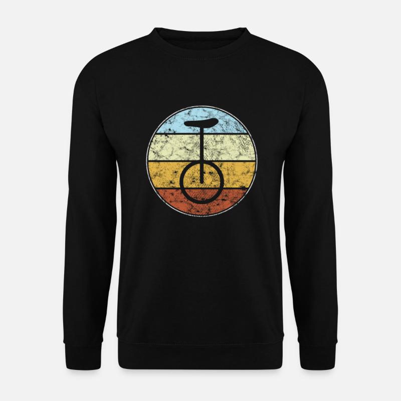 Einrad Retro - Unisex Pullover - Schwarz