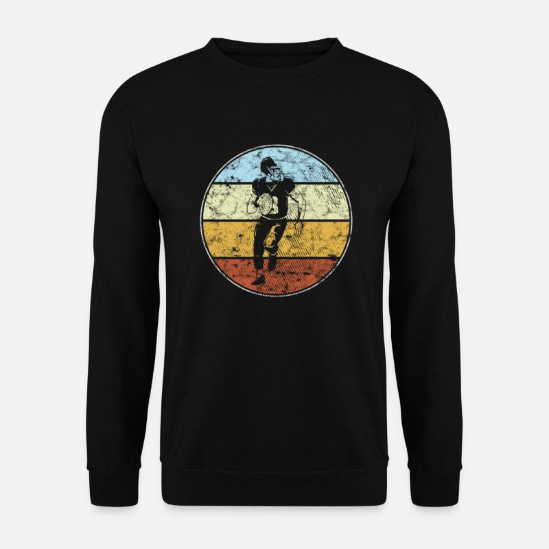 Rugby Retro - Unisex Sweatshirt - black