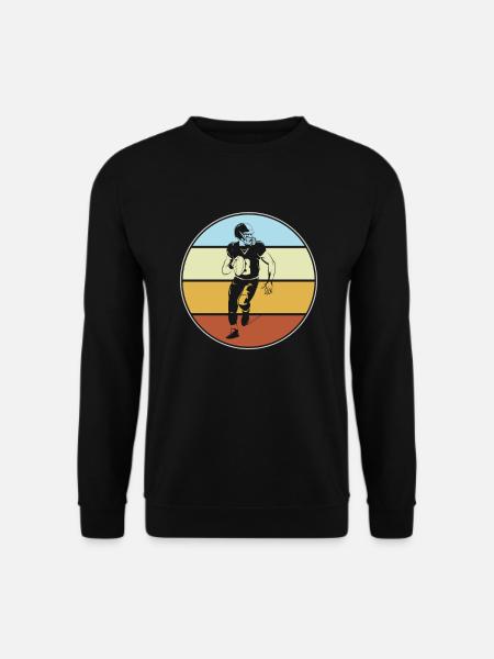 Rugby Retro - Unisex Sweatshirt - black