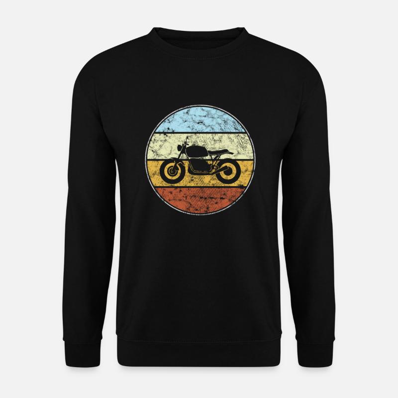 Motorcycle retro - Unisex Sweatshirt - black