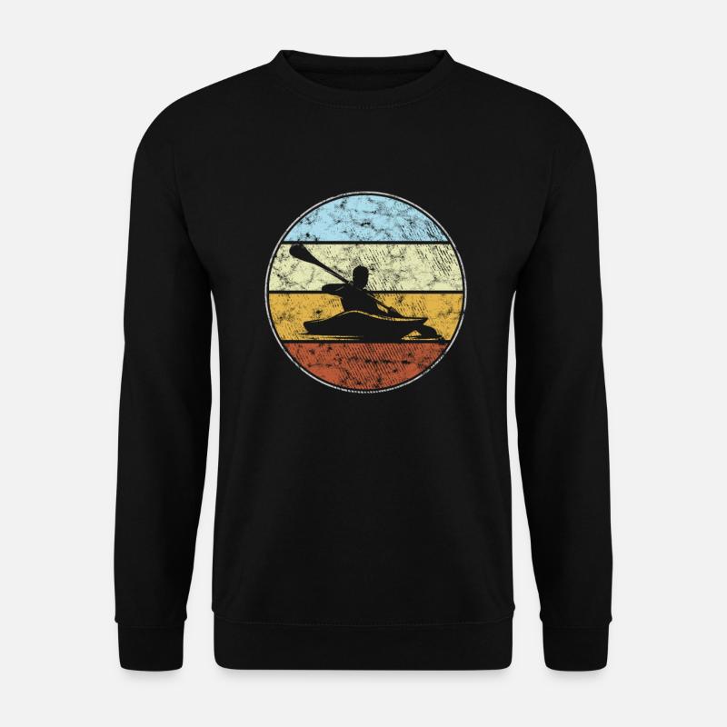 Kanu Retro - Unisex Pullover - Schwarz