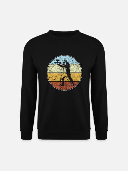 Paintball Retro - Unisex Sweatshirt - black