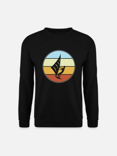 Kite Surfing Retro - Unisex Sweatshirt - black