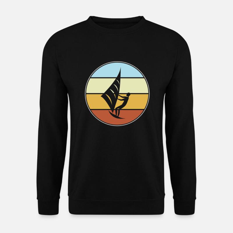 Kite Surf Rétro - Sweat-shirt Unisexe - noir