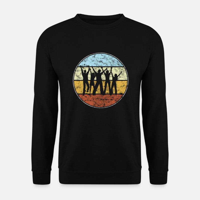 Dancing Retro - Unisex Sweatshirt - black