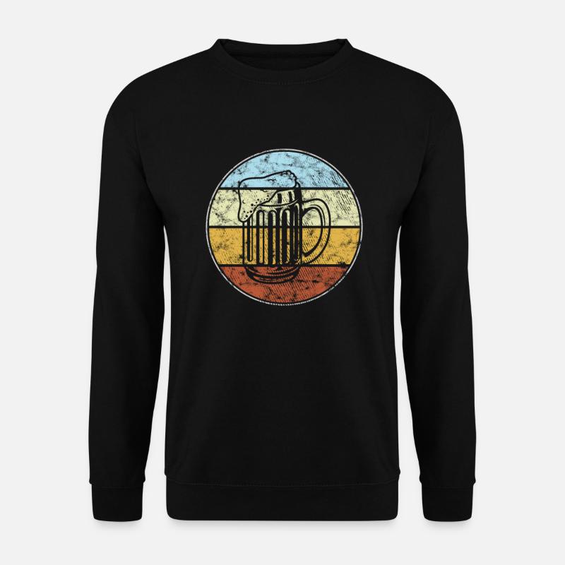 Bière Rétro - Sweat-shirt Unisexe - noir
