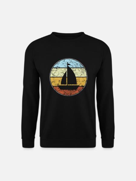 Sailing Retro - Unisex Sweatshirt - black
