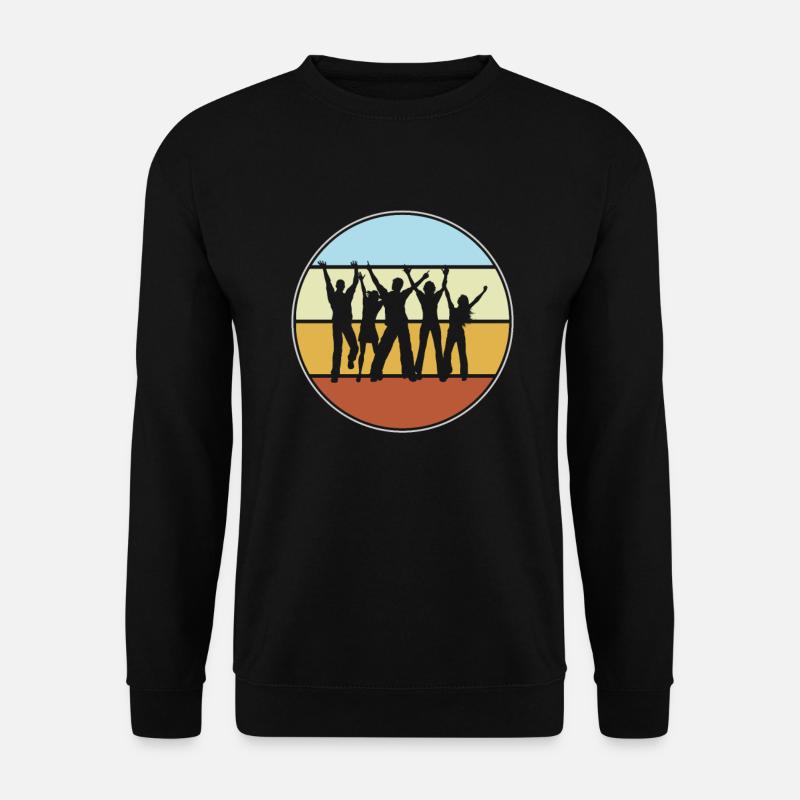 Dancing Retro - Unisex Sweatshirt - black