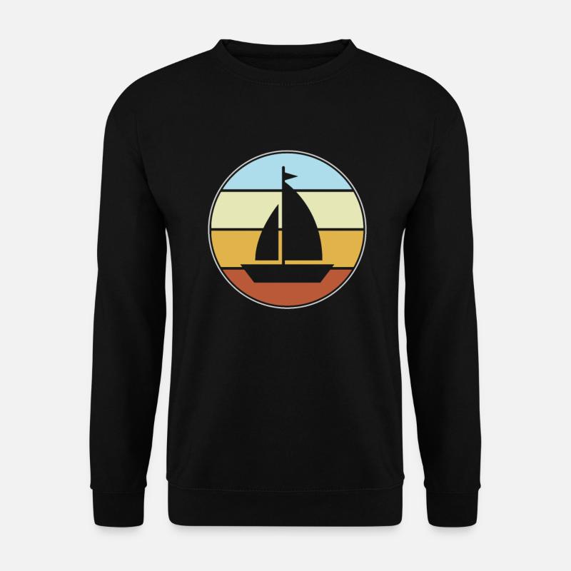 Sailing Retro - Unisex Sweatshirt - black