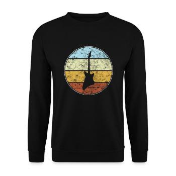 Rock Retro - Unisex Sweatshirt - black - Front - Alina (178cm) & Michal (187cm)