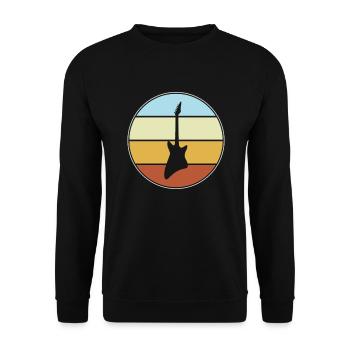 Rock Retro - Unisex Sweatshirt - black - Front - Alina (178cm) & Michal (187cm)