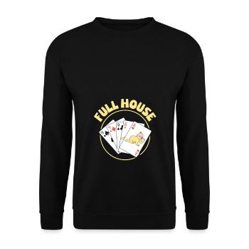 Nous allons avoir une annonce de bébé - Sweat-shirt Unisexe - noir - Devant - Alina (178cm) & Michal (187cm)