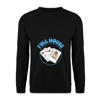 We Are Going To Have A Baby Announcement - Unisex Sweatshirt - black - Front - Alina (178cm) & Michal (187cm)
