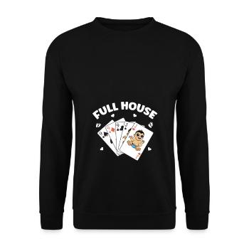 Nous allons avoir une annonce de bébé - Sweat-shirt Unisexe - noir - Devant - Alina (178cm) & Michal (187cm)