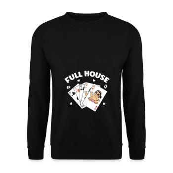 Nous allons avoir une annonce de bébé - Sweat-shirt Unisexe - noir - Devant - Alina (178cm) & Michal (187cm)