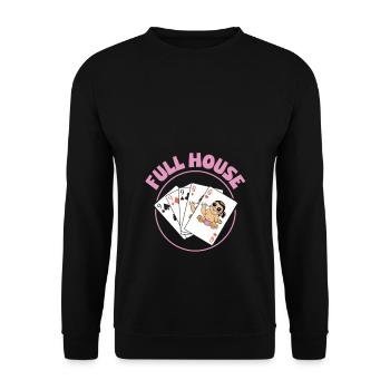Nous allons avoir une annonce de bébé - Sweat-shirt Unisexe - noir - Devant - Alina (178cm) & Michal (187cm)