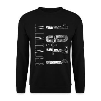 Millésime 1971 Edition spéciale Année de naissance 1971 - Sweat-shirt Unisexe - noir - Devant - Alina (178cm) & Michal (187cm)