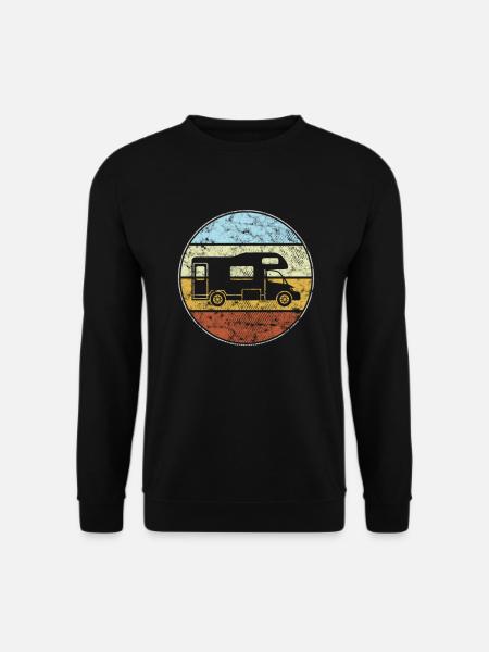 Motorhome Retro - Unisex Sweatshirt - black