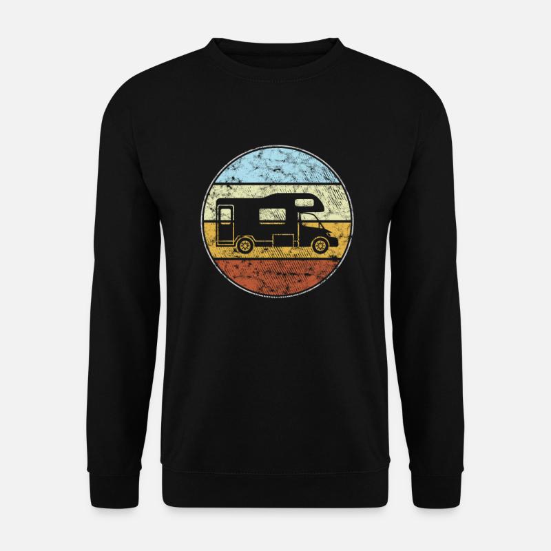 Wohnmobil Retro - Unisex Pullover - Schwarz