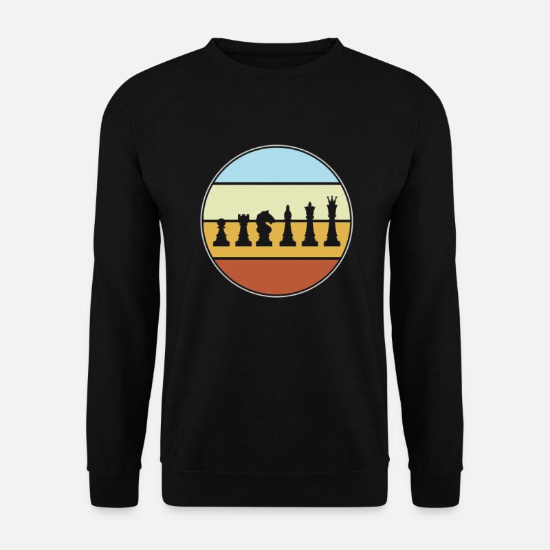 Chess Retro - Unisex Sweatshirt - black