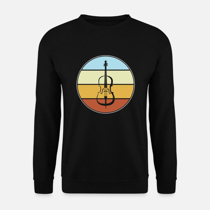 Violin Retro - Unisex Sweatshirt - black