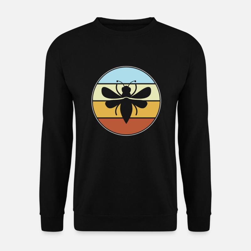 Bee Retro - Unisex Sweatshirt - black