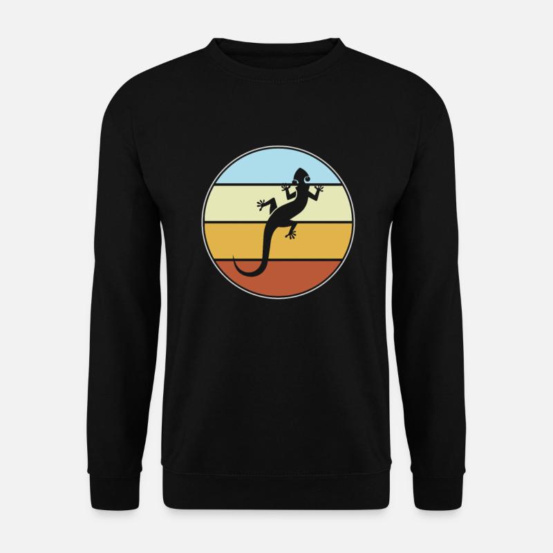 Lizard Retro - Unisex Sweatshirt - black