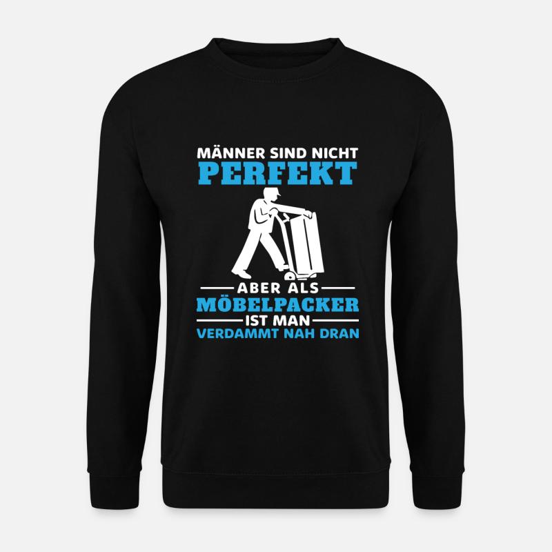 Möbelpacker Umzugshelfer Geschenkhumor - Unisex Pullover - Schwarz