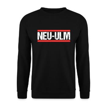 Neu Ulmerin Neu Ulmer Neu Ulm - Unisex Pullover - Schwarz - Vorne - Alina (178cm) & Michal (187cm)