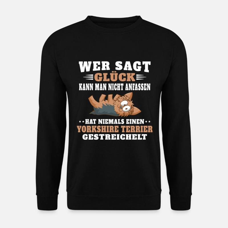 Yorkshire Terrier Züchter Hunde Yorkshire Terrier - Unisex Pullover - Schwarz