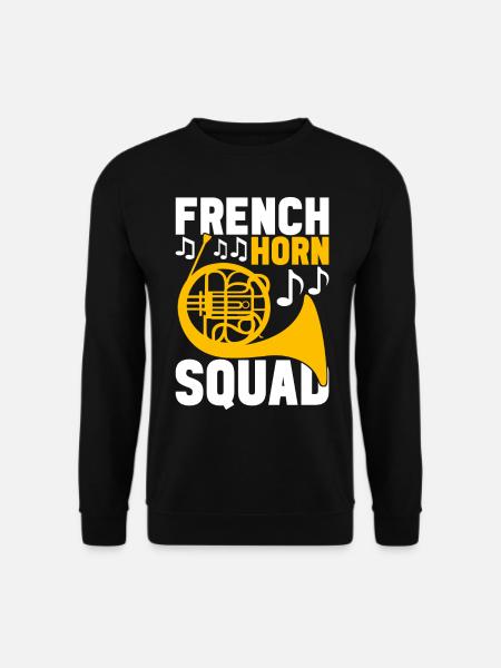Horn Brass Instrument - Unisex Sweatshirt - black