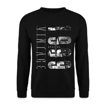 Vintage 1999 Special Edition Geburtsjahr 1999 - Unisex Pullover - Schwarz - Vorne - Alina (178cm) & Michal (187cm)