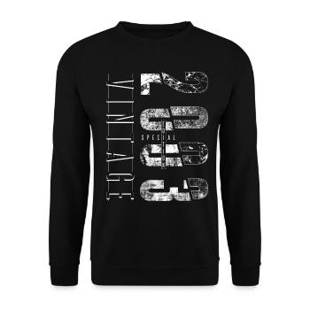 Vintage 2003 Special Edition Year of birth 2003 - Unisex Sweatshirt - black - Front - Alina (178cm) & Michal (187cm)
