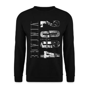 Vintage 2004 Special Edition Year of birth 2004 - Unisex Sweatshirt - black - Front - Alina (178cm) & Michal (187cm)