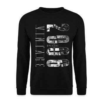 Vintage 2006 Special Edition Year of birth 2006 - Unisex Sweatshirt - black - Front - Alina (178cm) & Michal (187cm)
