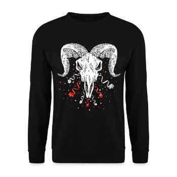 Cologne Cologne Confetti Goat Soccer Rut Wiess - Unisex Sweatshirt - black - Front - Alina (178cm) & Michal (187cm)