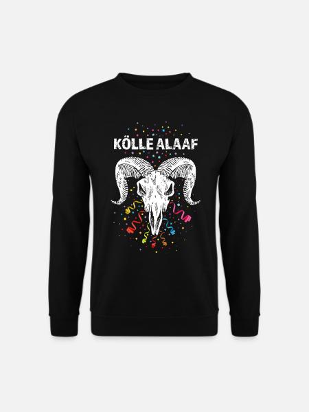 Kölle Alaaf Kölner Karneval Konfetti 5. Jahreszeit - Unisex Pullover - Schwarz