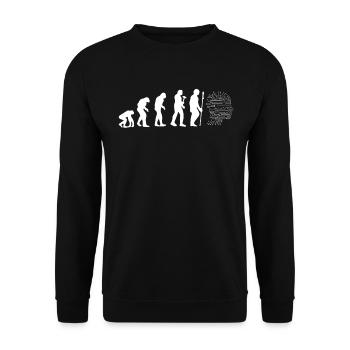 Artificial Intelligence Evolution - Unisex Pullover - Schwarz - Vorne - Alina (178cm) & Michal (187cm)