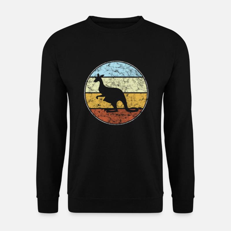 Kangaroo Retro - Unisex Sweatshirt - black