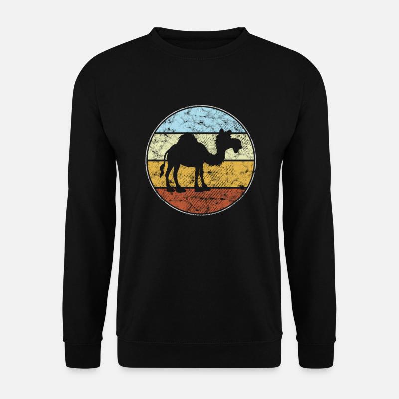 Dromedary Retro - Unisex Sweatshirt - black