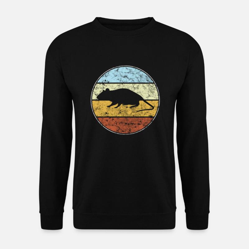 Mouse retro - Unisex Sweatshirt - black