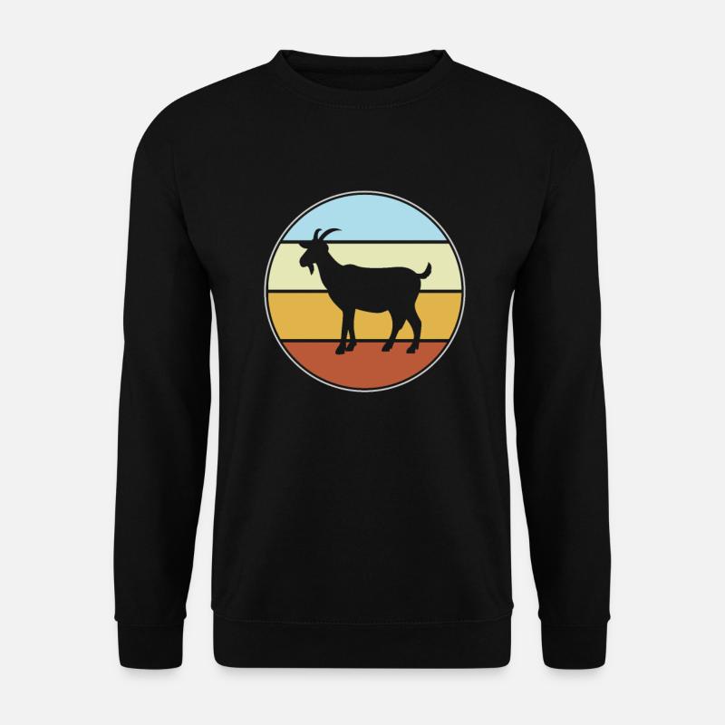 Goat Retro - Unisex Sweatshirt - black